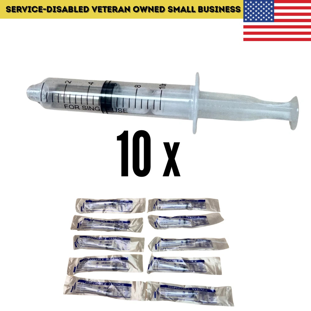 10- 10ml Syringe (Sealed)- Exp. 2030